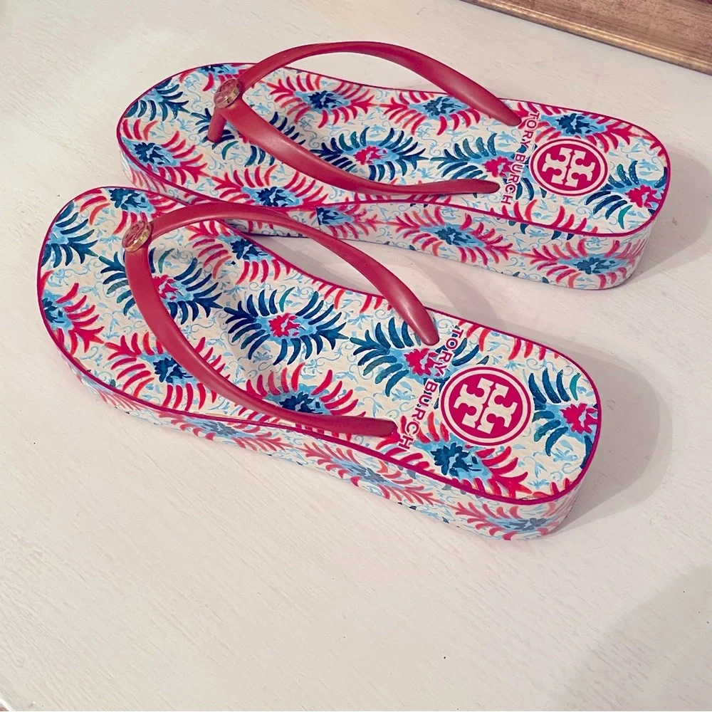 Tory Burch platform, Flipflops Sandals Sizev 7.5 ~8 Women